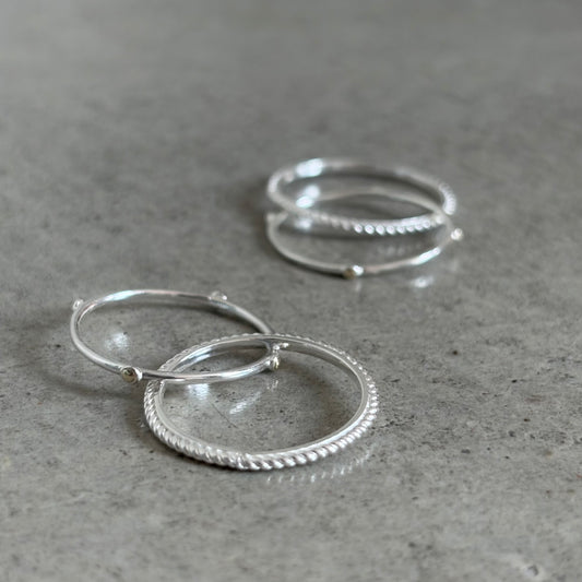 【Biju mam poco】Silver925×18K plain ring