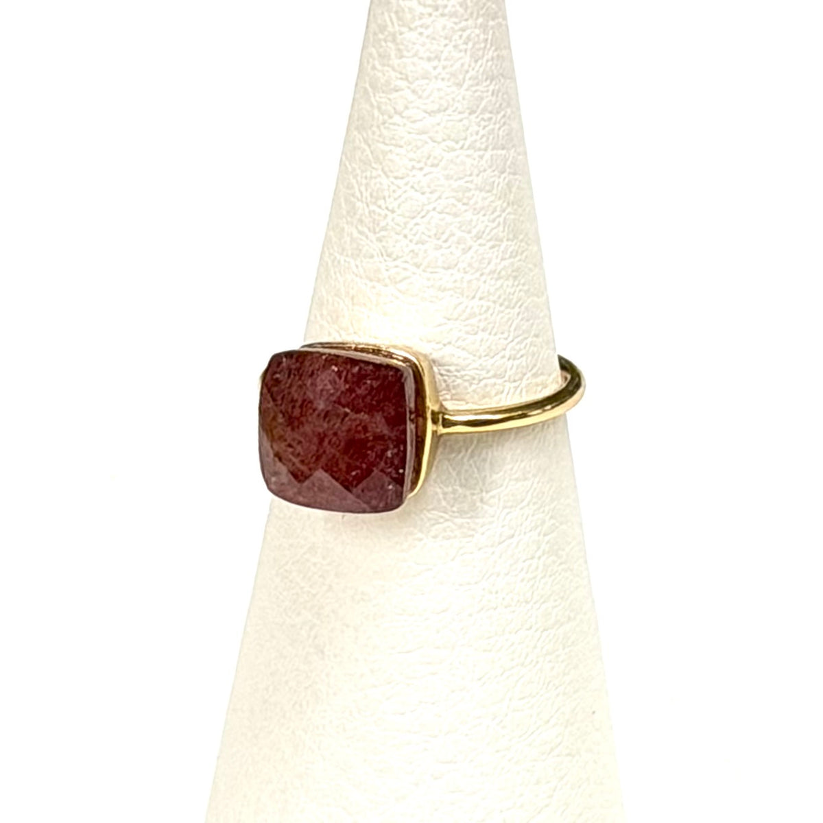 Brass square ring 1