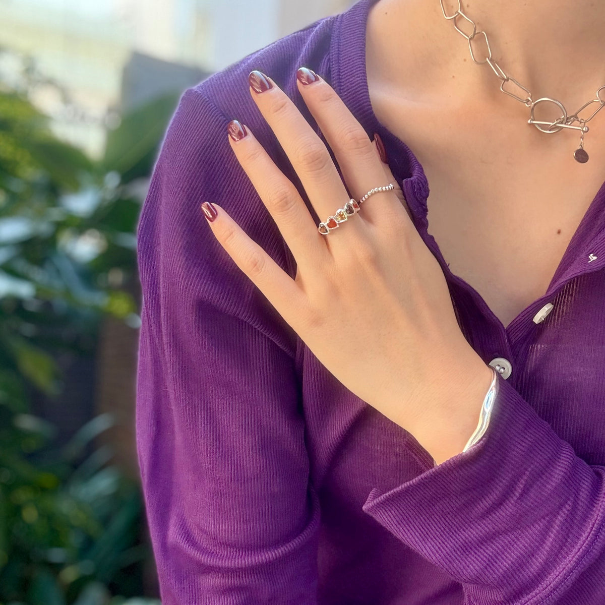 Heart design ring 2