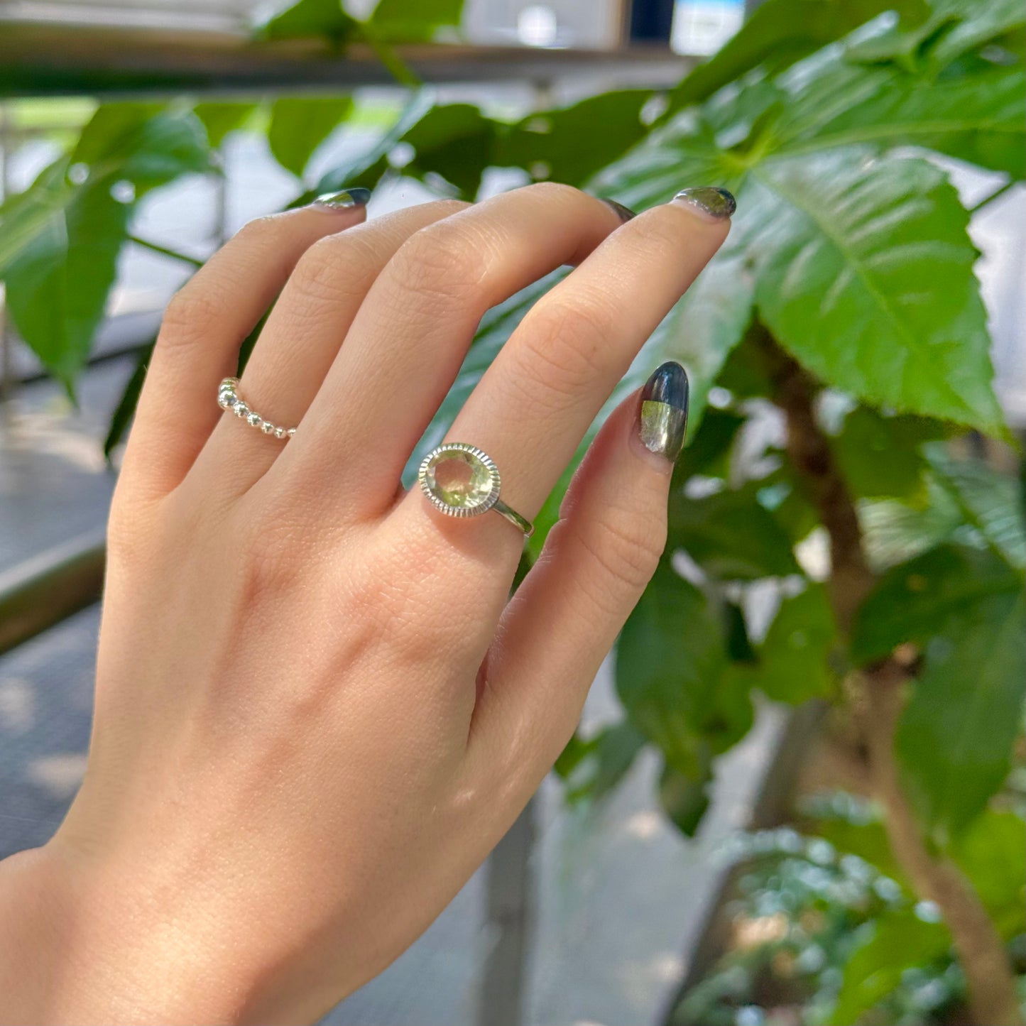 Silver925 1stone ring 8