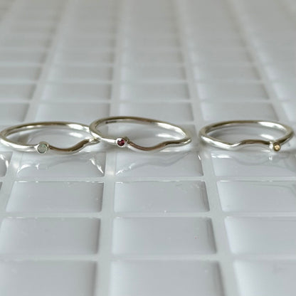 Silver925 wave ring 1
