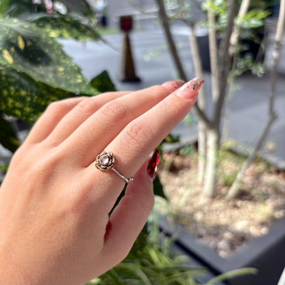 Flower design ring 20