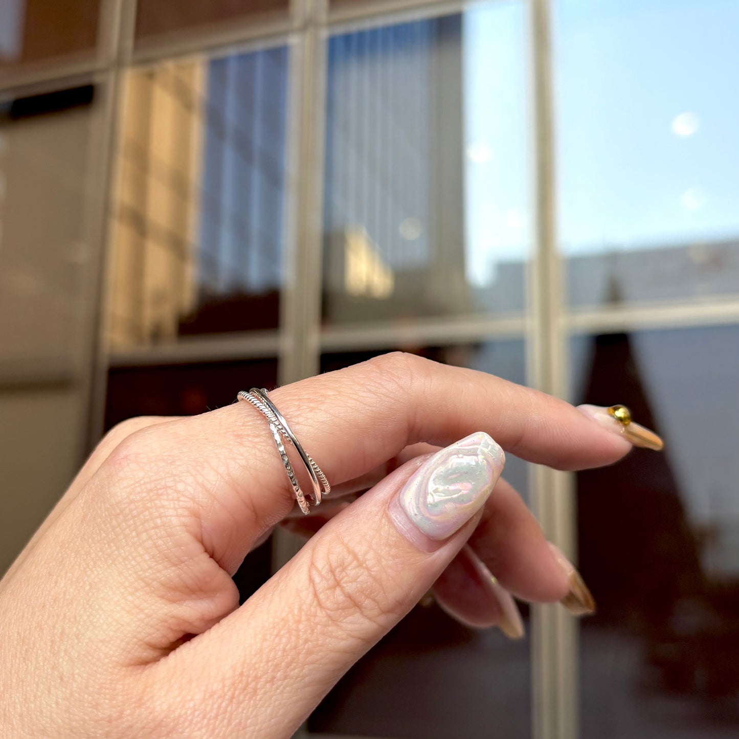 Silver925 plain ring 102