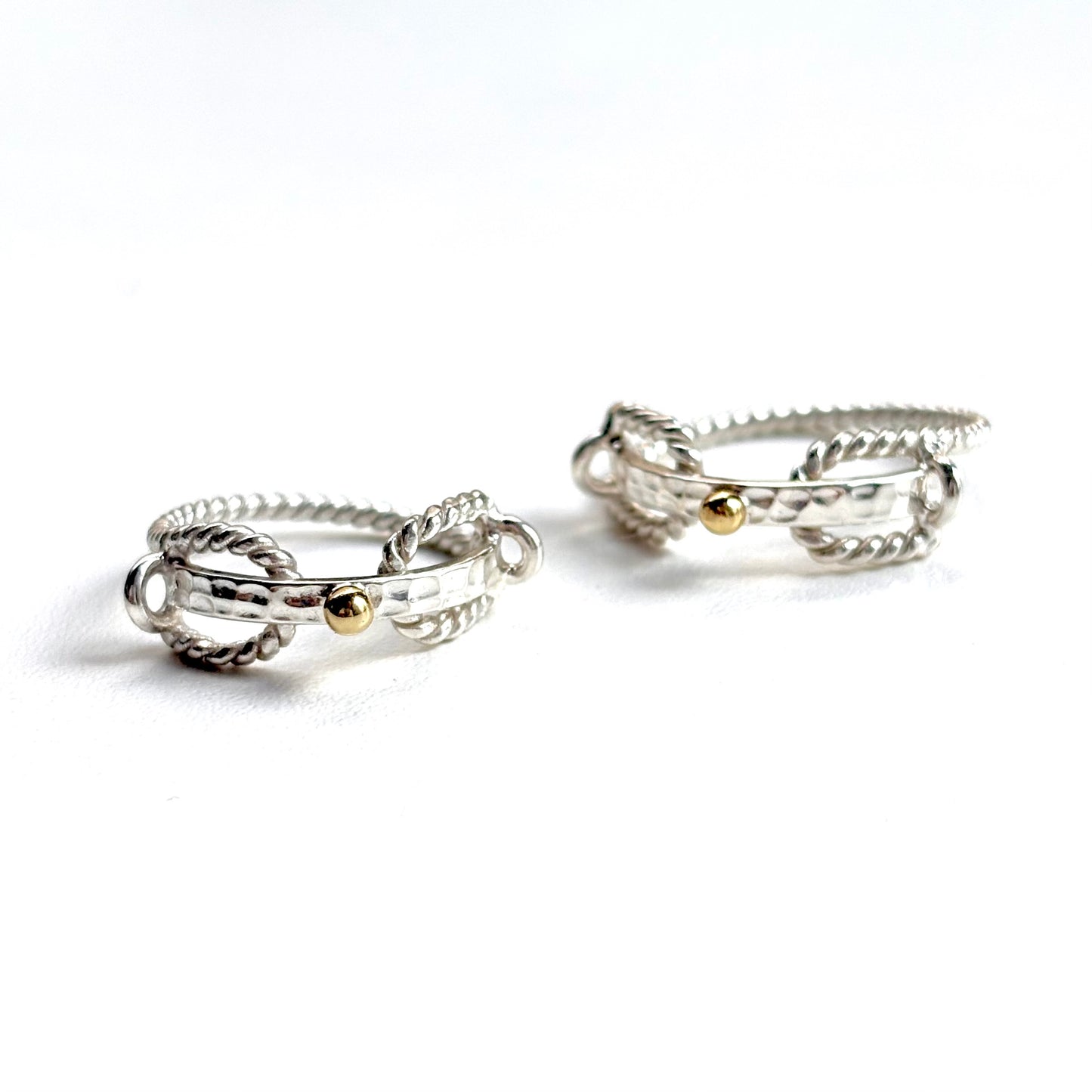 Silver925×Brass plain ring 17