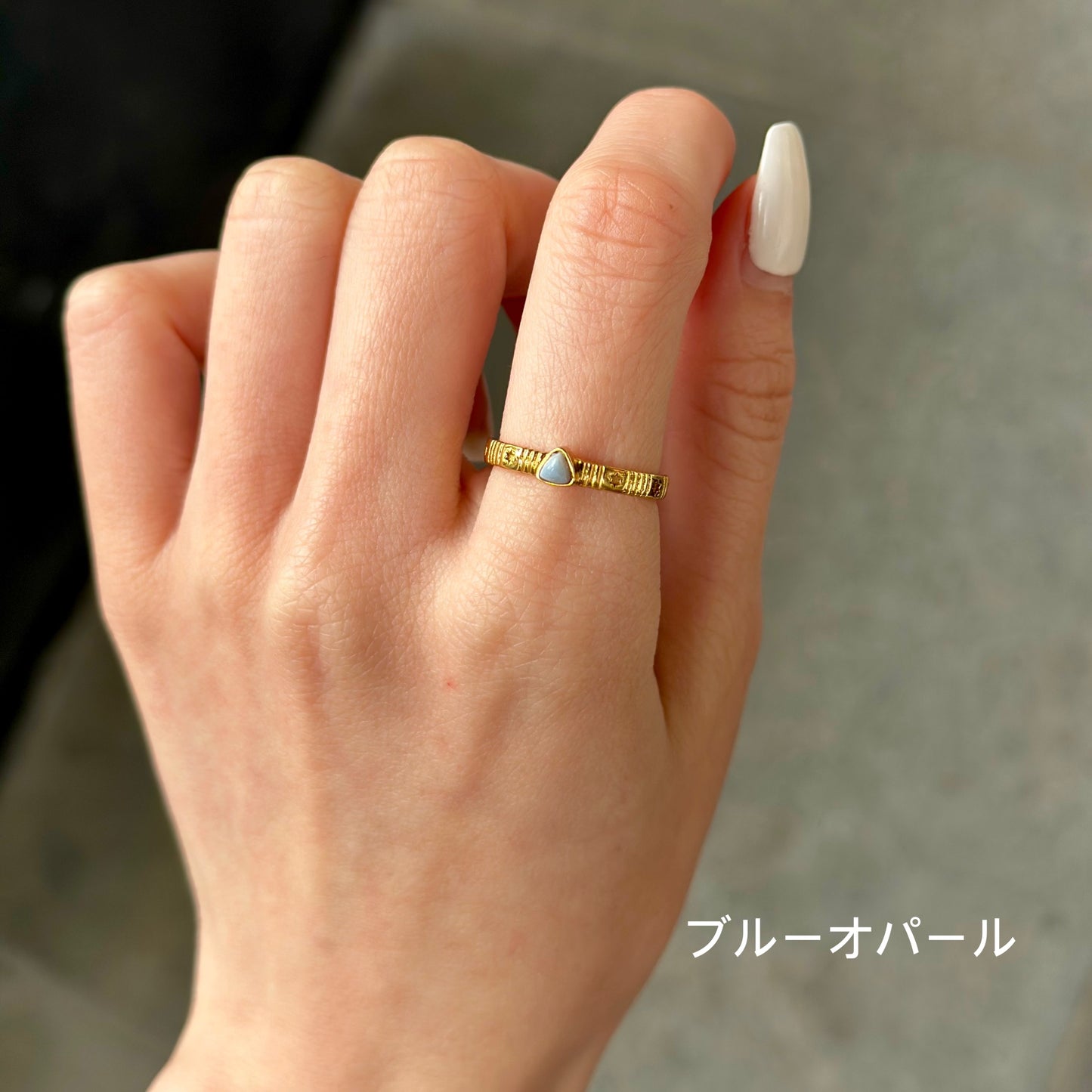 Brass star petit ring 3