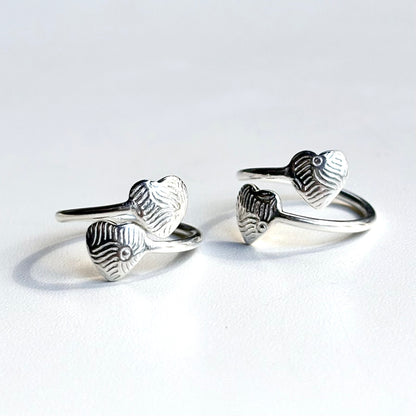 Heart plain ring 28