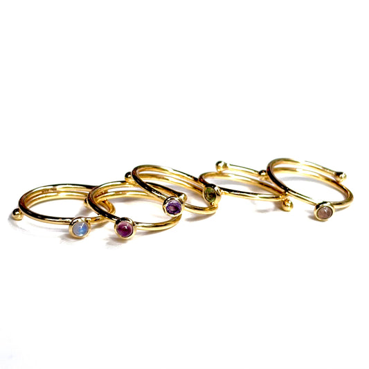 Brass petit ring 9