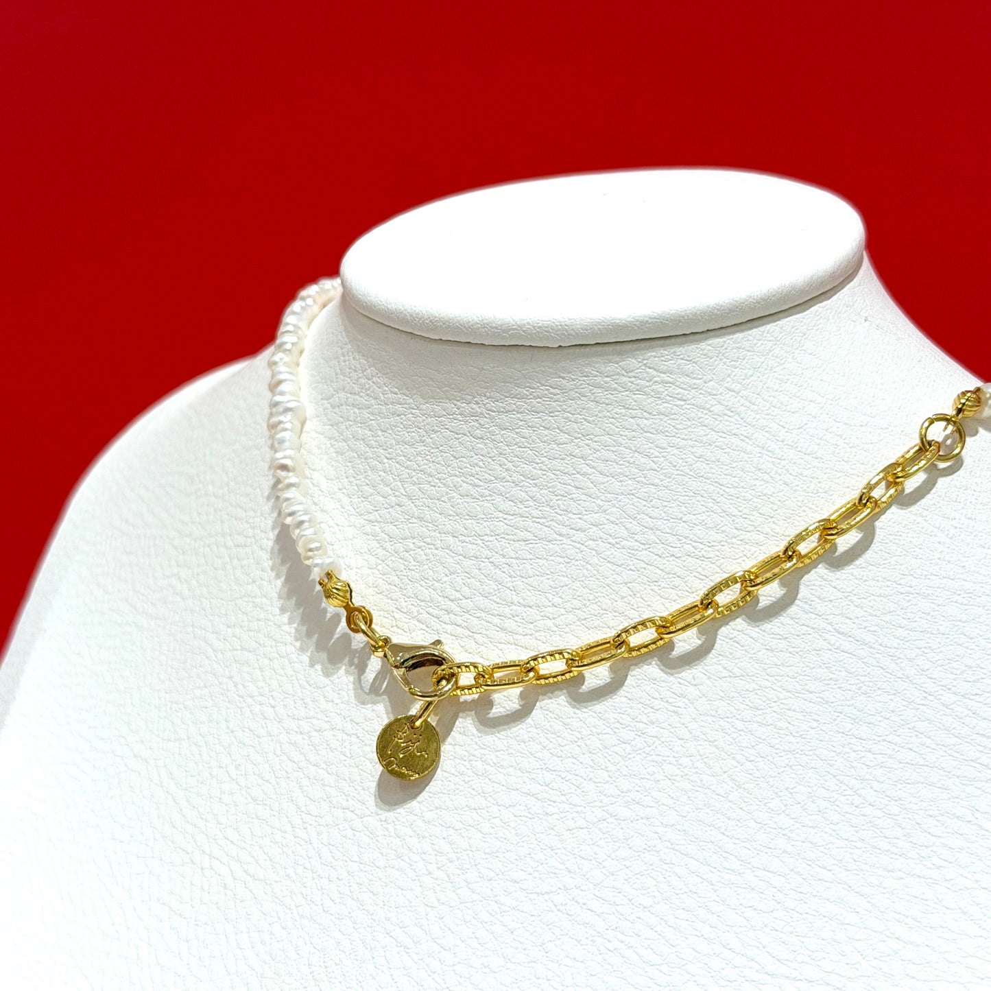 Brass Stone necklace