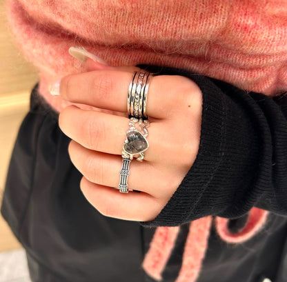 【Bilu mam poco】Osaka limited Silver925 plain  ring