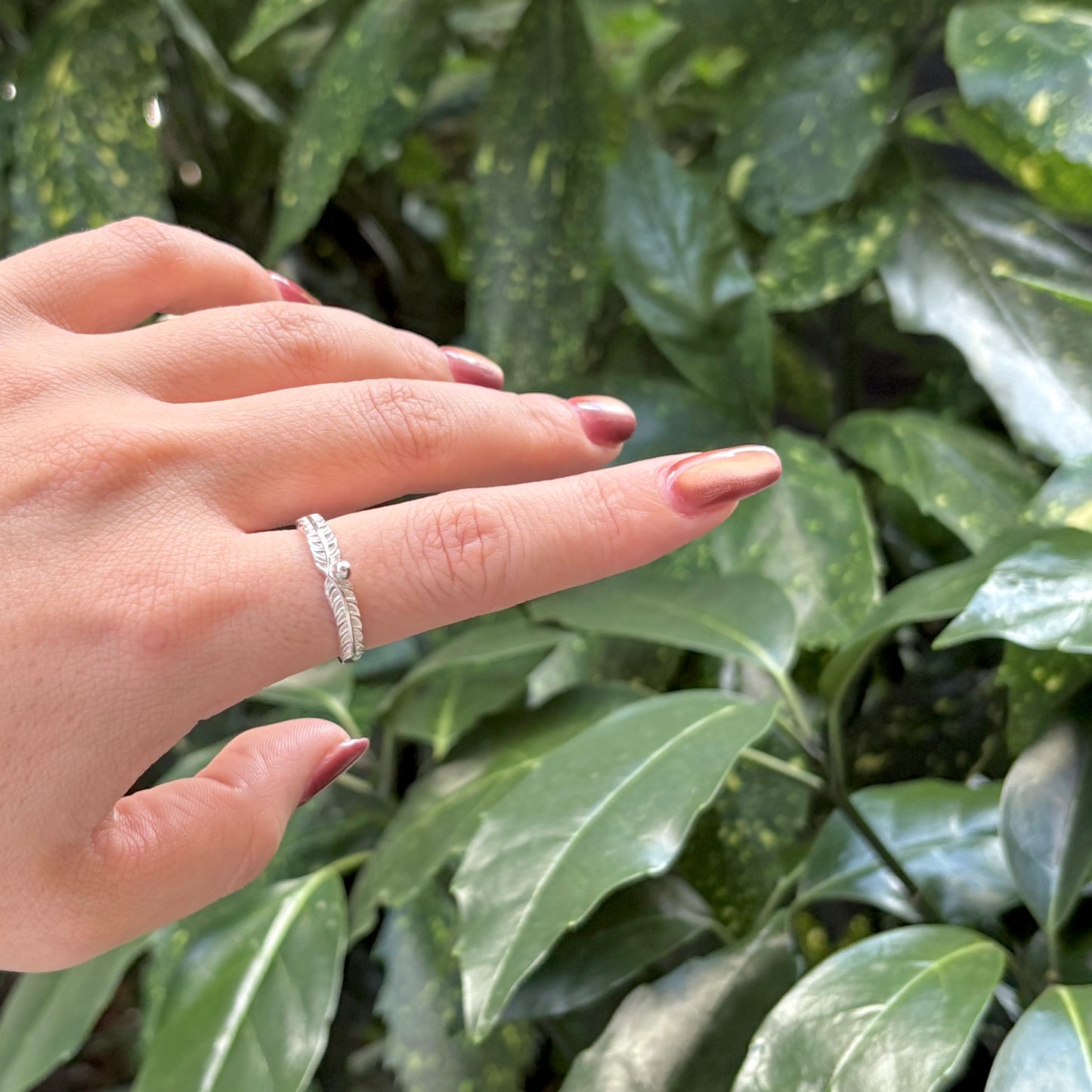 Silver925 plain ring 67