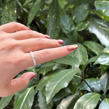 Silver925 plain ring 67