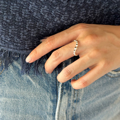 Silver925 plain ring 73