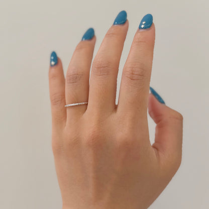 Silver925 plain ring 21