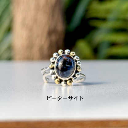 Silver925×Brass design ring 15