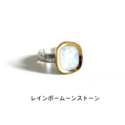 Silver925×Brass design ring 10