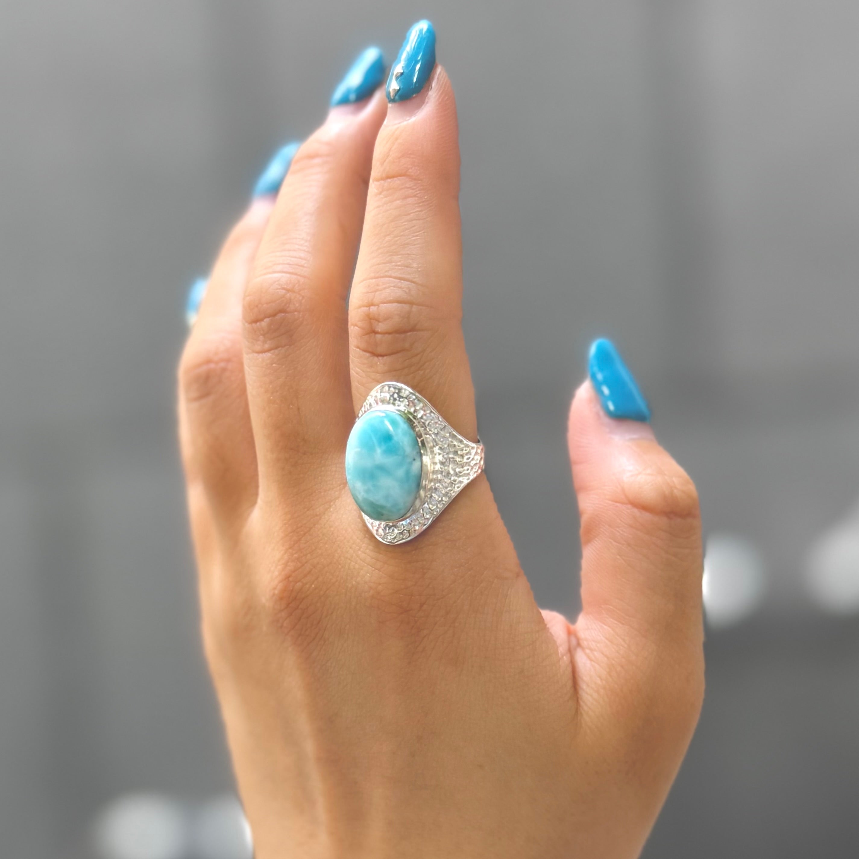 mwラリマー Larimar ring – Biju mam