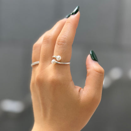 Pearl design ring 7