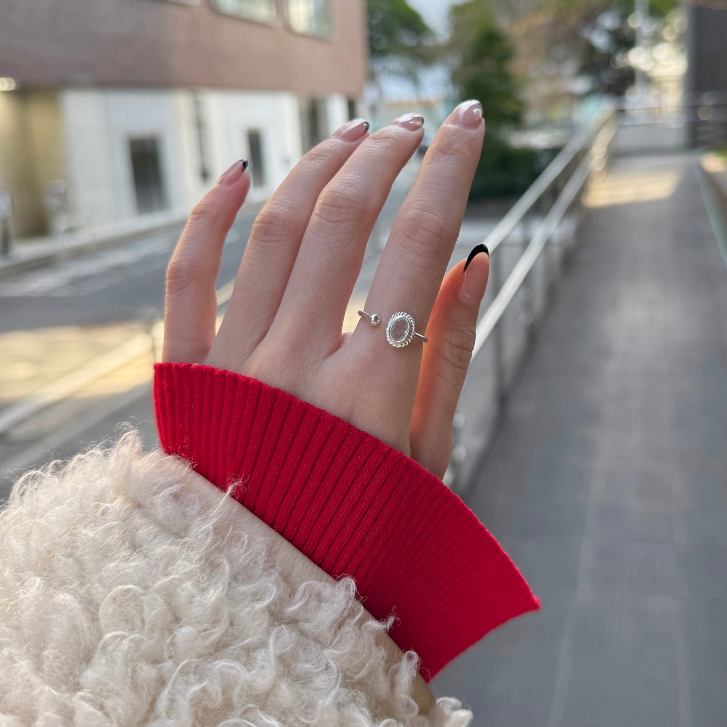 1stone fork ring
