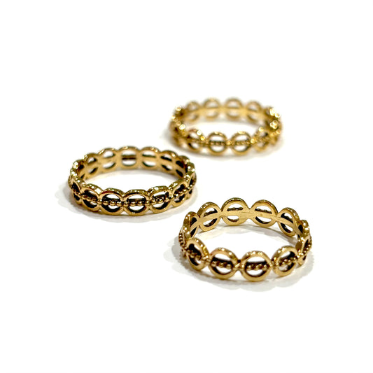 Brass plain ring 28