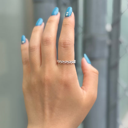 Silver925 plain ring 34