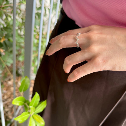 Silver925 plain ring 52