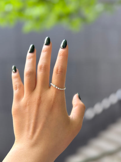 Silver925 plain ring 17