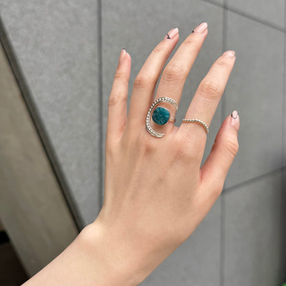 Moon design ring 9