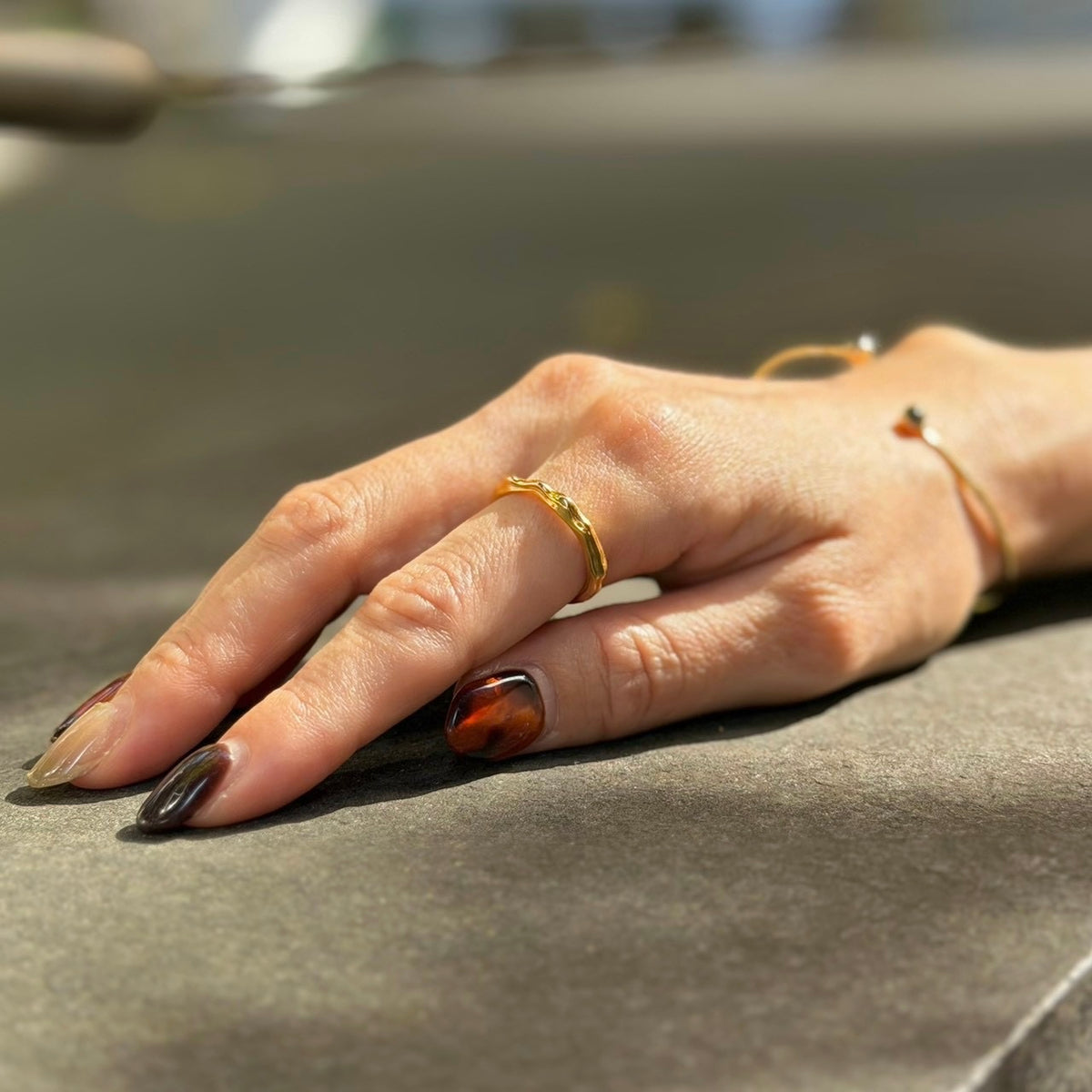 Brass plain ring 26