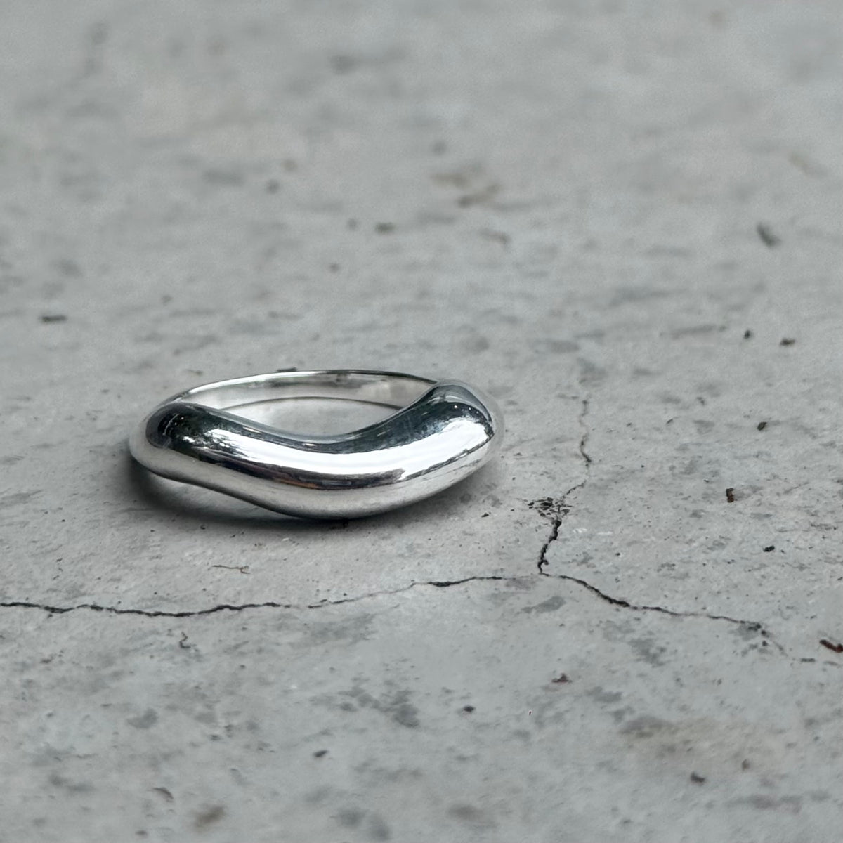 Silver925 plain ring 56