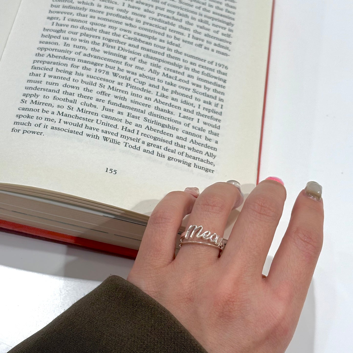 Silver925 plain ring 132