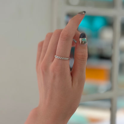 【Bijumam poco】Silver925×18K plain  ring 1