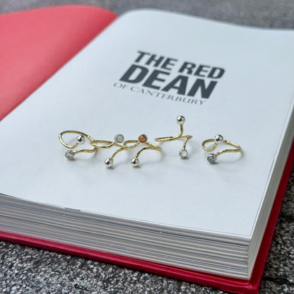 Silver925×Brass design ring 18