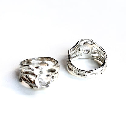 Botanical design ring