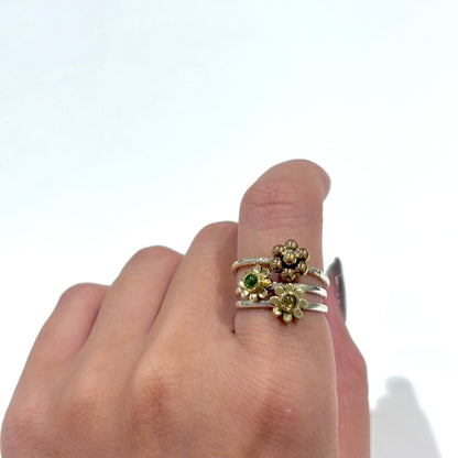 Flower plain ring 26