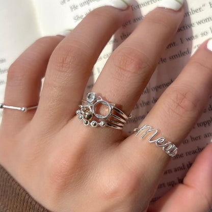 Mix plain ring〈Ball〉