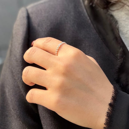Heart plain ring 84