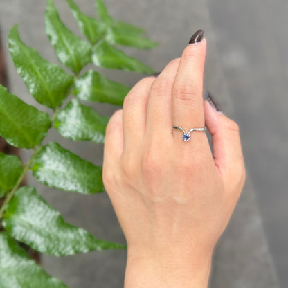 Silver925 V design ring 7