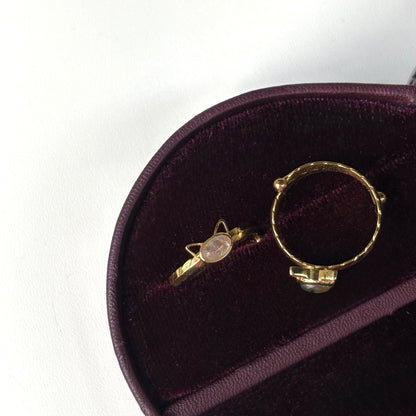 Brass Cat design ring 2