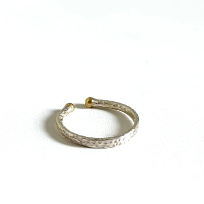 Silver925×Brass plain ring 25