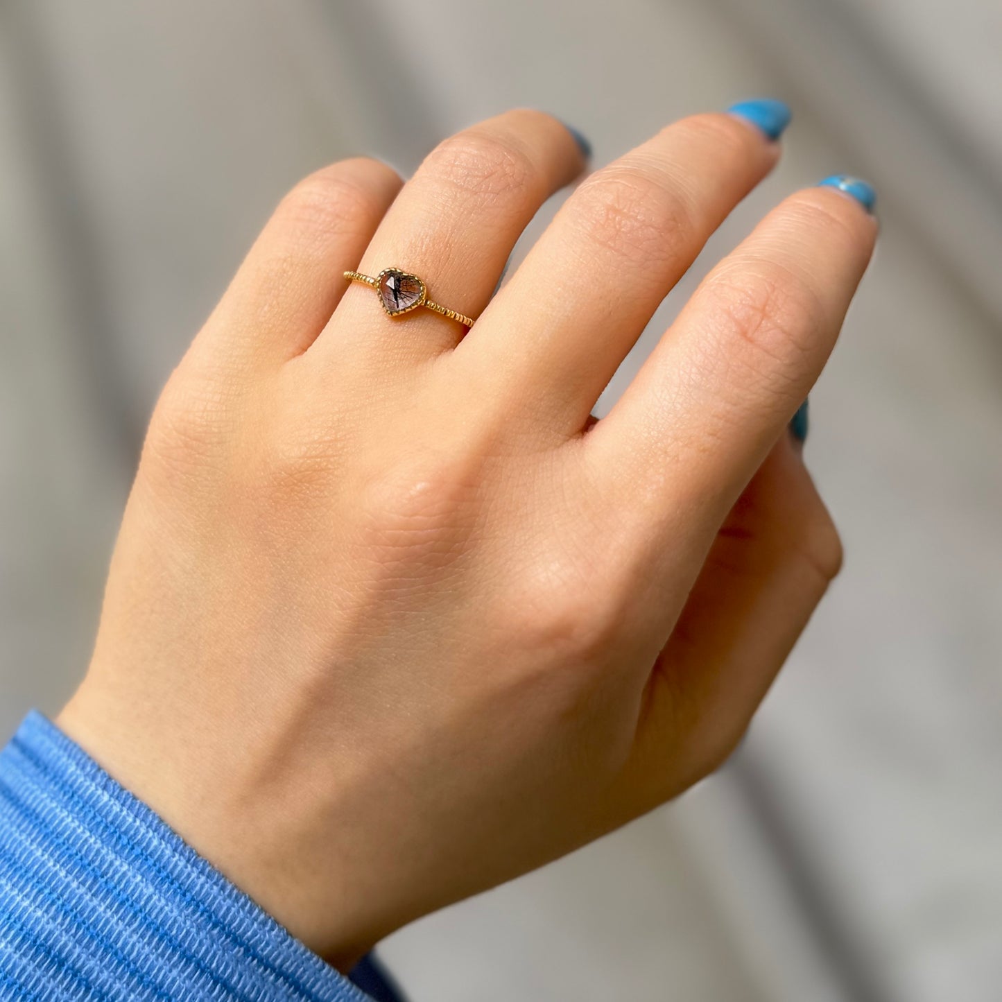 Brass Heart ring