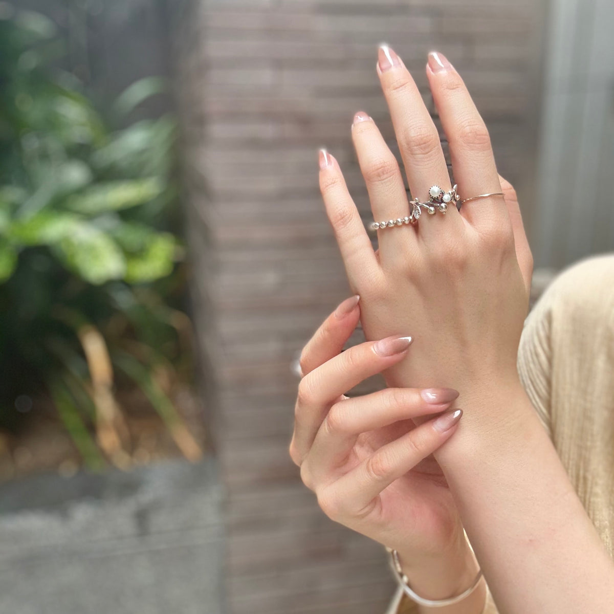 Pearl design ring 10