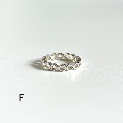 Silver925 plain ring 83
