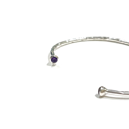 Silver925 2stone bangle