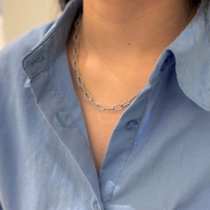 Silver925 chain necklace 34