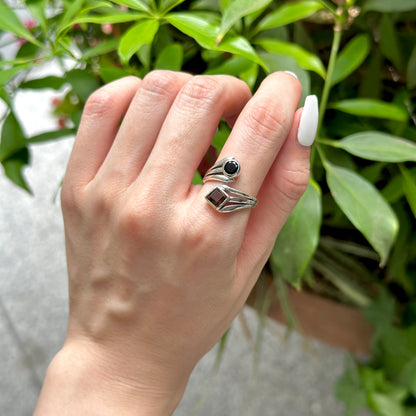 Silver925 2stone ring 13