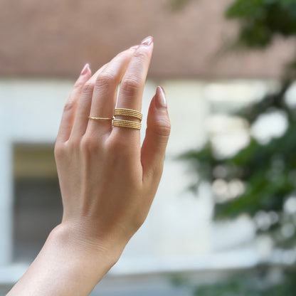 Brass plain ring 15