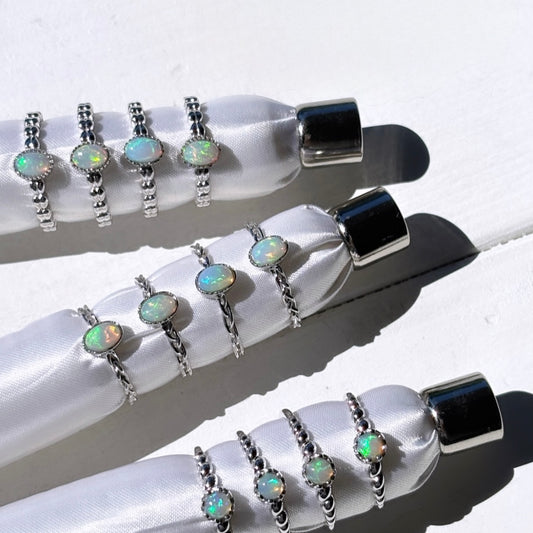 Opal design ring 9