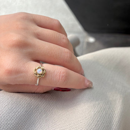 Flower design ring 20