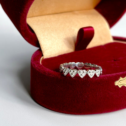 Heart plain ring 39
