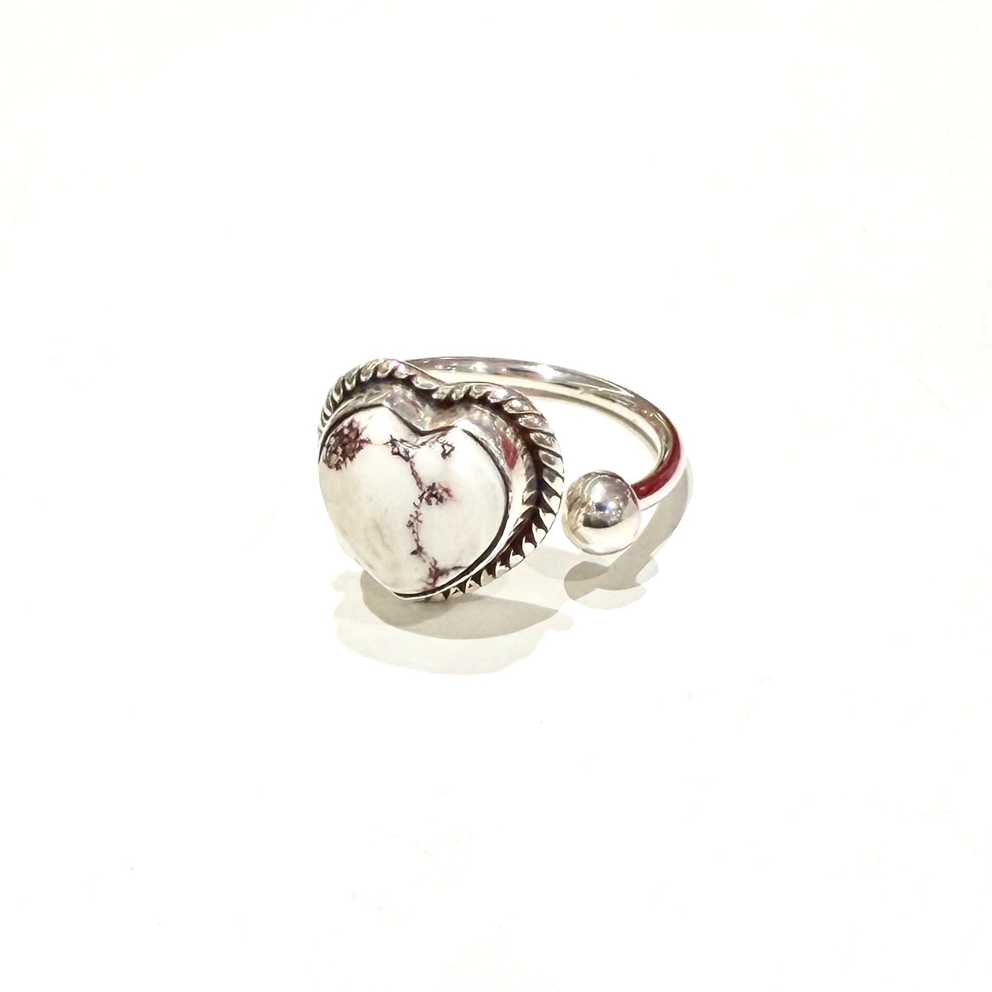 Heart design ring 7